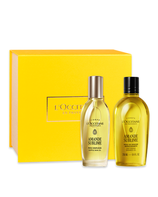 Presente &Oacute;leo de Banho e &Oacute;leo Firmador Amande Sublime (Am&ecirc;ndoa)